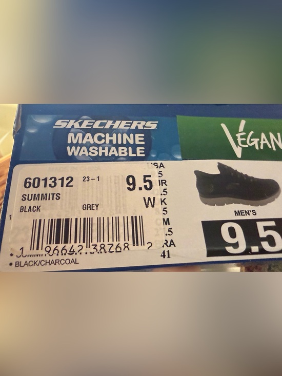 Skechers Other - Skechers Men's Black Slip-On Sneakers 9.5 wide